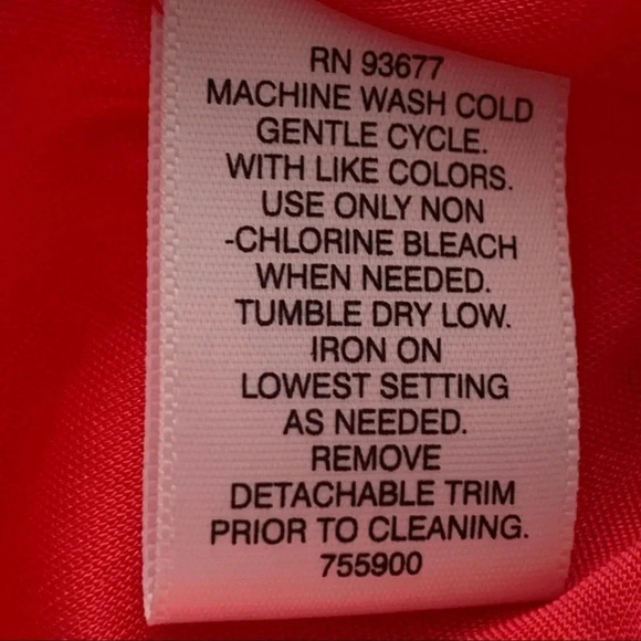 Liz Claiborne Sleeveless Fit & Flare Belted Dress Teaberry Size 10 NWT - Picture 9 of 9